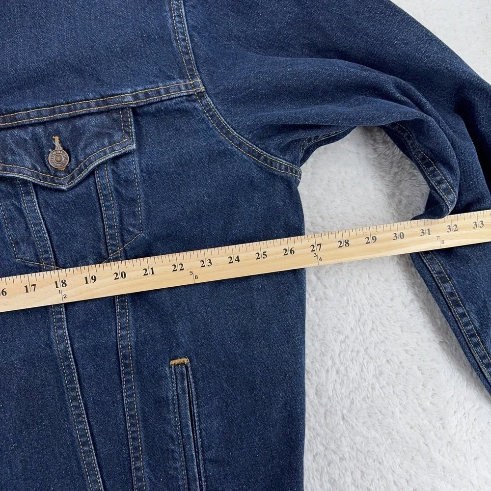 Levis Denim Jacket Mens XL Blue Trucker 70507-4886 Western‎ Button Up Classic